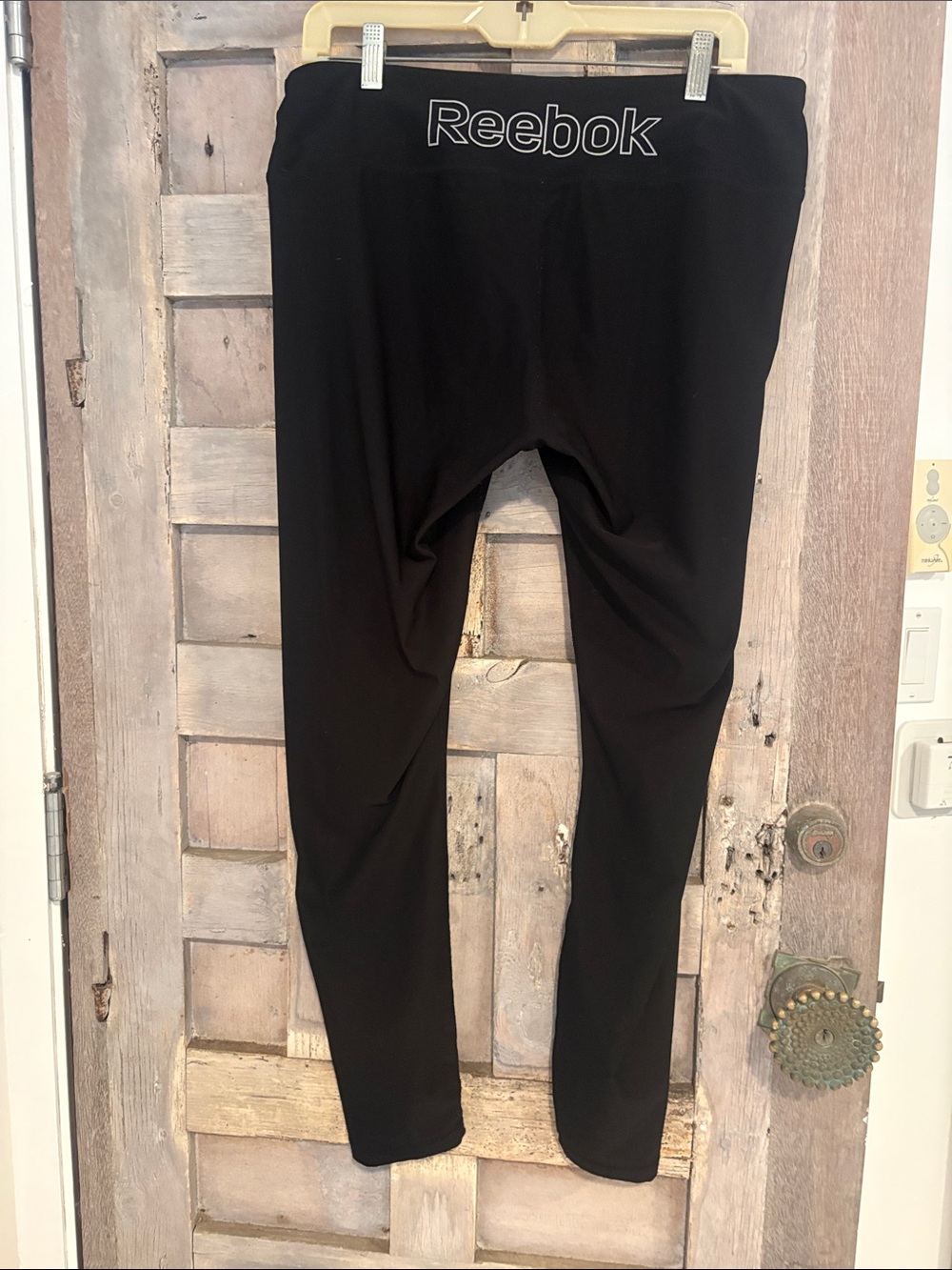 Reebok Black XL performance Leggings with Branded Waistband